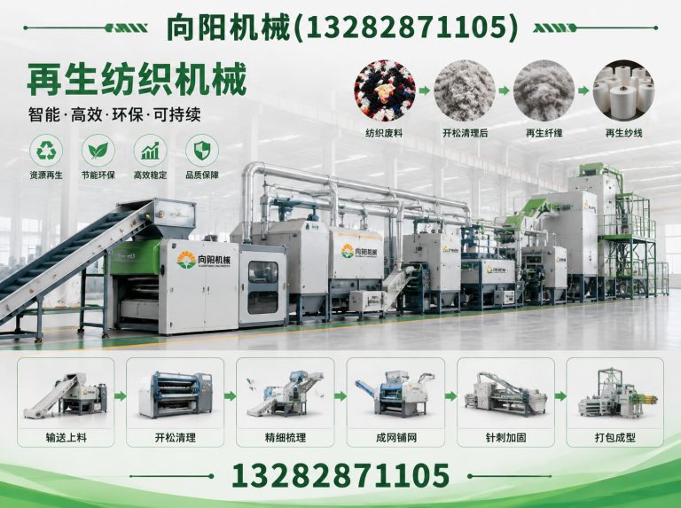 阿拉善再生纺织机械展示图